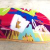 abstract art snowboard