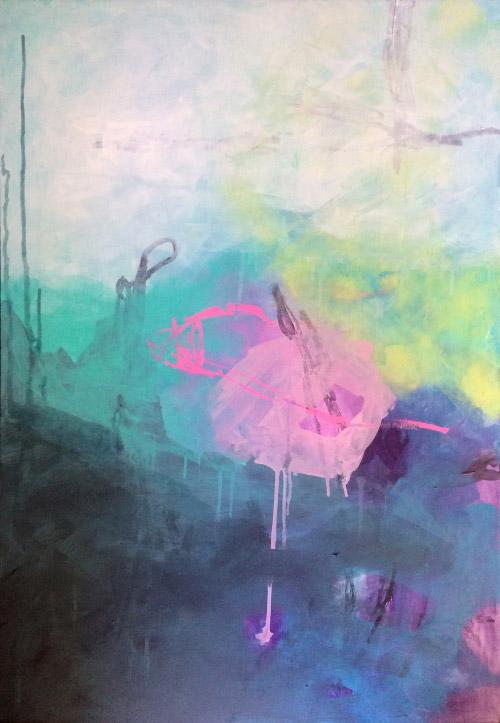 Modern contemporary painting - If I Could Be Somebody Else - Image 3