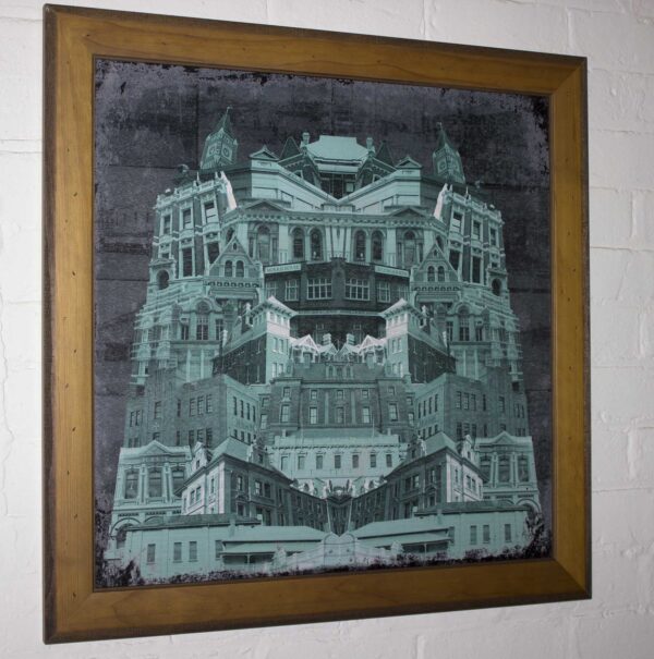 Memory Lane Wood Print Framed