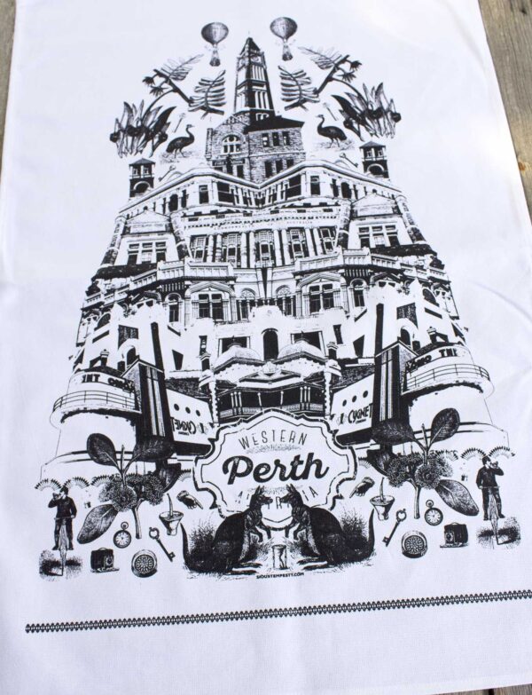 Old Perth Tea Towel