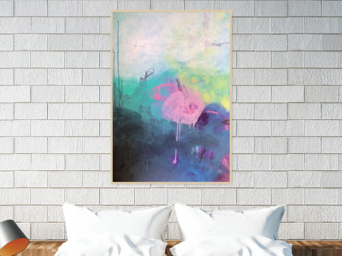 Modern contemporary painting - If I Could Be Somebody Else