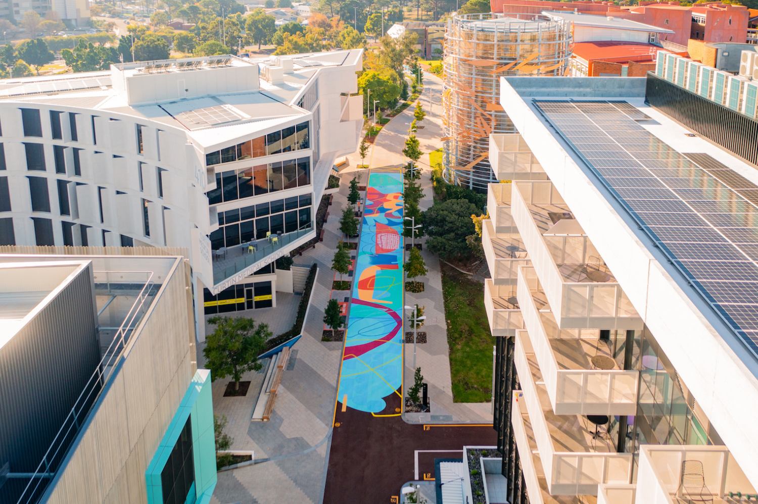 Curtin University Exchange Murals-1 Curtin University Exchange Murals-1