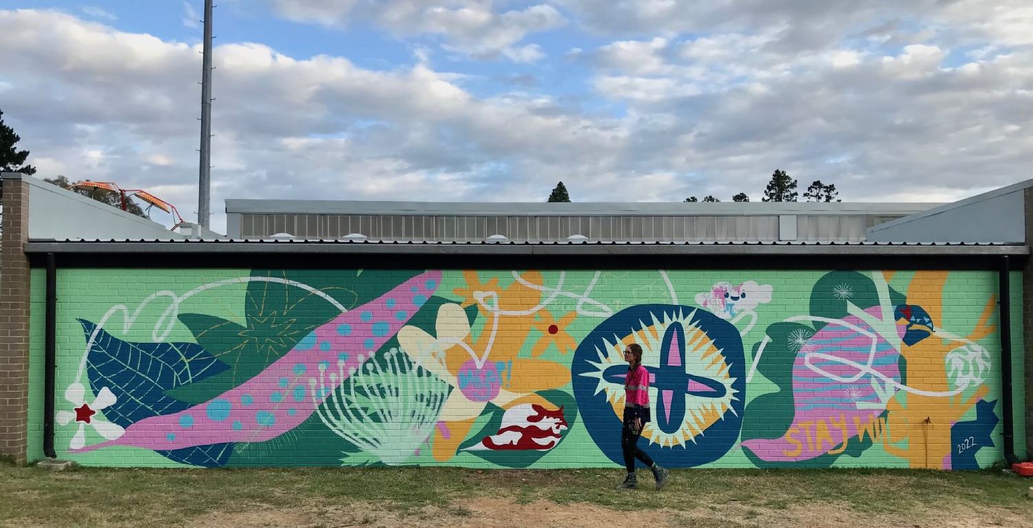 Darlington Arts Festival 2022 Community Mural