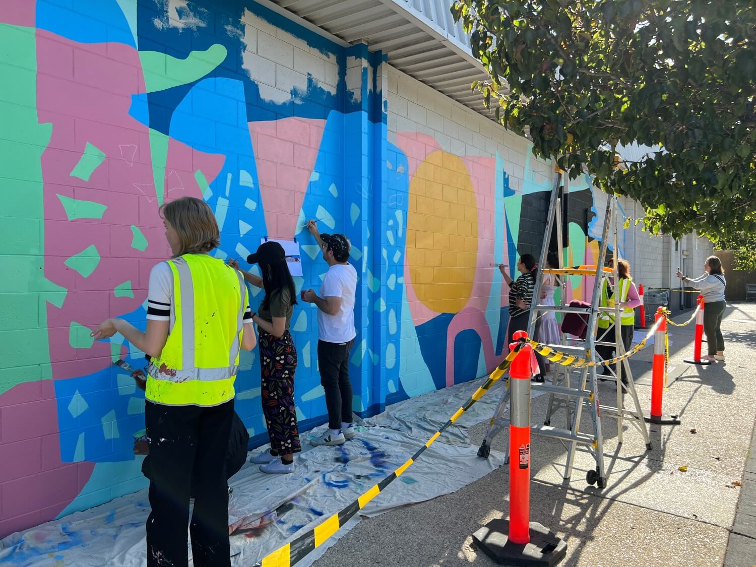 Youth Mural Mentorship – Victoria Park Arts Season2023 _ Vicinity Group 3